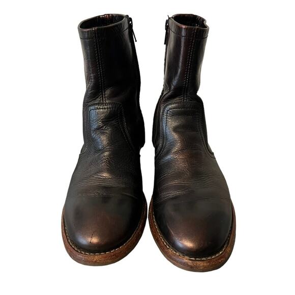 Maison Margiela Replica 70’s Tight High Ankle Campus Leather Boots Size … - Picture 3 of 12